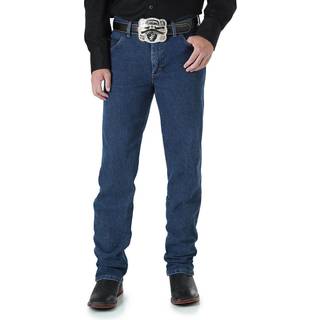 Wrangler herre Cowboy Cut Silver Edition Slim Fit Boot Cut Jeans Dark Denim 32W X 34L US