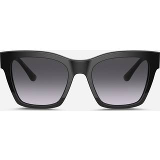 Dolce & Gabbana DG4384F Asian Fit 501/8G 53 Solbriller Kvinder Black - Black - 53mm