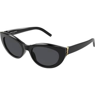 Saint Laurent SL M115 005 54 Solbriller Kvinder Black - Black - 54mm