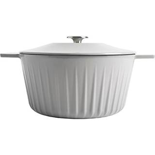 Martha Stewart Eastholm 3 -liter emaljeret støbejern hollandsk ovn - grå