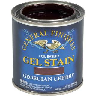 Allmänt slutar Oil Base Gel Stain 1/2 pint Georgian Cherry