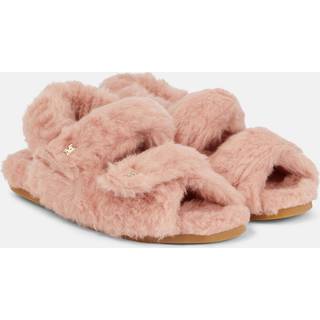 Max Mara Sandya shearling sandals - pink - EU 36