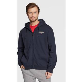 NAPAPIJRI Herren Sweatjacke blau Logo und Motiv