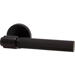 Beslag Design Helix 200 Stripe dørgreb inkl. nøgleskilt, mat sort