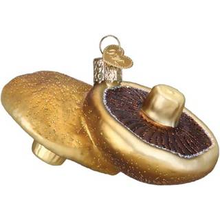 Old World Christmas Portobello Mushrooms Glass blæst ornament til juletræ
