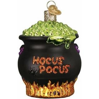 Old World Christmas Ornaments Halloween Cauldron Glass bl?st ornamenter til juletr?