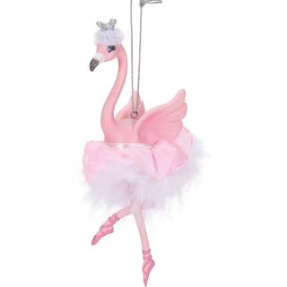 Kurt Adler E0480 Flamingo Ballerina Ornament 5,63-tommer h?j