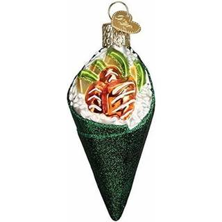 Old World Christmas Sushi Hand Roll Glass blæst ornamenter til juletræ