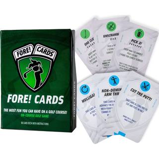 Fore! Kort på banen golfspil | Sjovt interaktivt golfspil | Krydre din næste runde | 50 kortdæk gør hvert hul til en anden udfordring | Perfekt t