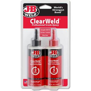 J-B Weld Pro Size Clearweld 5 minutters s?t epoxy