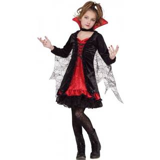 Vampiress Kinder Kostümkleid mit Spitze S