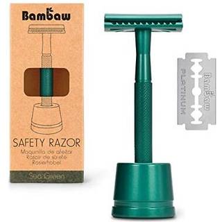 Bambaw - Barberskraber Safety Razor Med Holder - Sea Green
