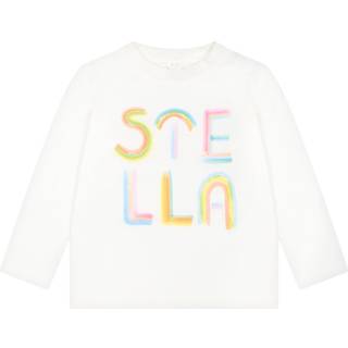 Stella McCartney Kids Logo cotton jersey T-shirt - white - M 9