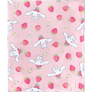 Cinnamoroll Berry Pattern AggretSuko Comics Silk Touch Through Tæppe 50 """" X 60 """" (D0102HARDRY.)