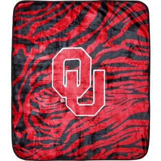 College dækker Oklahoma Sooners Raschel kaster tæppe 60 in med 50 in