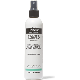 Generisk v?rdi Produkter Skulptur Spray Medium Fleksibel Hold Sulfate Gratis silikonefri glutenfri indeholder UV -beskyttelse 8 oz