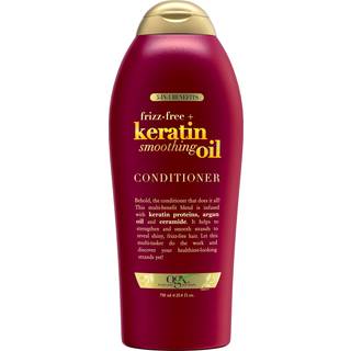 OGX Frizz-Free + Keratin Smoothing Oil Conditioner 25.4 fl oz