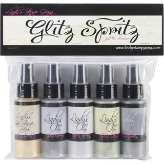 Lindy's Stamp Gang Glitz Spritz 2oz 5/PKG Gold
