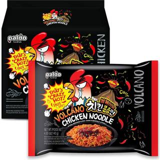 Paldo Volcano Chicken Instant Nudler 4-pak