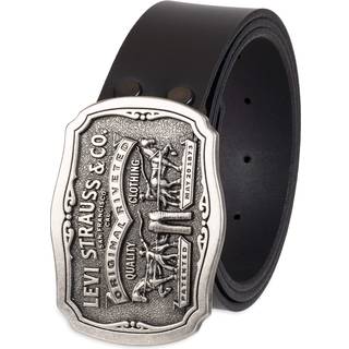 Levis m?nds l?derb?lte med antik sort sort 36