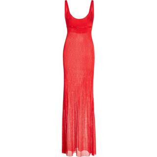 Jacquemus La Robe Maille Oranger maxi dress - red - XL