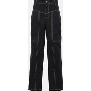 Marant Etoile Denzel high-rise wide-leg jeans - black - S