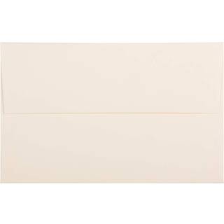 Jampapir A10 Strathmore Invitation Konvolutter - 6 x 9 1/2 - Natural White Wove - 50/Pack