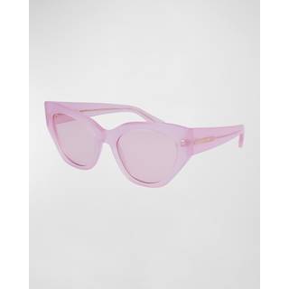 Ferragamo Kvinde SF1107S 663 Solbriller Acetat Rosa Rosa Cat Eye Normal Normal