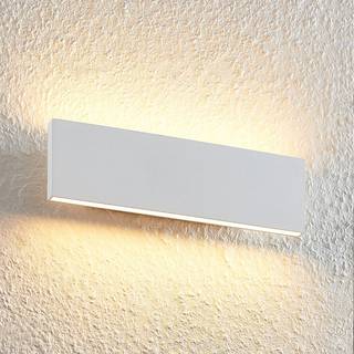 Lindby Ignazia LED-væglampe, 28 cm, hvid, metal, op/ned
