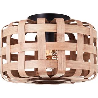 Woodline loftlampe, bambusskærm, Ø 36 cm