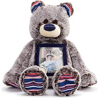 DEMDACO Military her for at kramme foto Naturlig brun 12 tommer plys polyester udstoppet bjrn