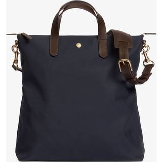 Mismo M/S Canvas Shopper Navy/Dark Brown