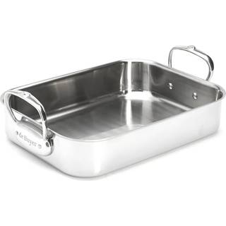 de Buyer Affinity Bratreine 35 x 25 x 7 cm - Edelstahl-Mehrschichtmaterial - Silber
