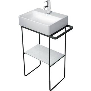 Duravit DuraSquare Gulvstående, 51,6 x 33,3 cm, sort mat
