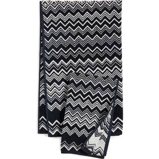 Missoni Bath Linens - 'Keith' towels, set of two in Black And White 100%CO