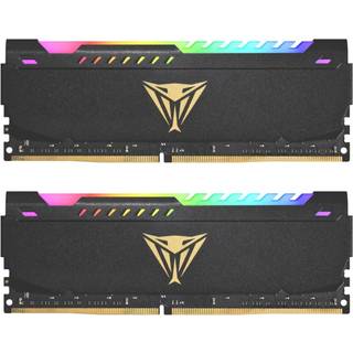Patriot Viper Steel RGB - DDR4 - kit - 32 GB: 2 x 16 GB - DIMM 288-pin - 3600 MHz / PC4-28800 - unbuffered