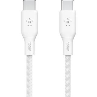 Belkin USB-C til USB-C kabel 2m (hvid)