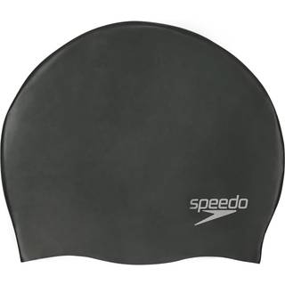 Adult Plain Moulded Silicone Cap Black