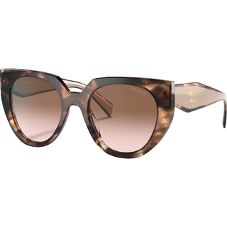 Prada Kvinde PR 14WS 01R0A6 Solbriller Acetat Skildpadde Brun Cat Eye Normal Skygge