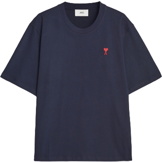 Ami Paris Ami De CÅur cotton jersey T-shirt - blue - EU 46