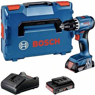 Bosch Professional GSR 18V-45 Bore-/skruemaskine med 2 stk. 2,0Ah batteri, lader og L-BOXX