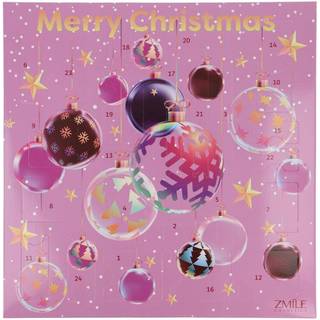 Zmile Cosmetics Advent Calendar 24 Windows Square '3D Christmas balls'