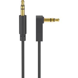 Slim vinklet MiniJack kabel | 1 meter | PRIS-MATCH