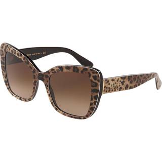 Dolce & Gabbana DG4348 316313 54 Solbriller Kvinder Brun - Black - 54mm
