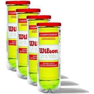 Wilson Championship Tennis Balls - Extra Duty 4 kan pakke (3 bolde)