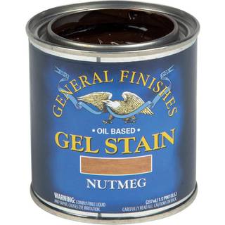 Allmänna ytor Oil Base Gel Stain 1/2 pint muskotnötter