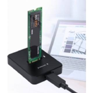 Dockingstation til M.2 SATA & NVMe SSD med USB Type-C