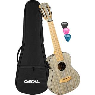 Cascha HH 2316E Bamboo Grafit Koncert Ukulele