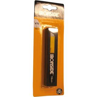Ironside 127053 Knivblad til knivkniv, 10-pak 18 mm