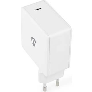 Nedis USB-C 230V GaN Oplader - PD 100W - Hvid